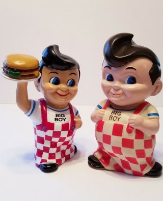 Vintage Big Boy Coin Banks 2 Each One 1999 Funko Elias Brothers And One 70s.