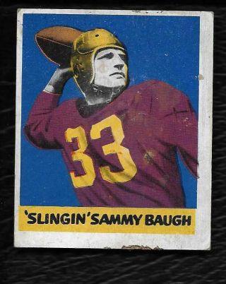 1948 Leaf Sammy Baugh 34 Rookie Good