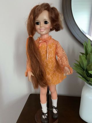 Ideal Crissy Chrissy Doll Head - To - Toe Hair - 1968 Vintage