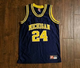 Vintage Michigan Wolverines Jimmy King Nike Team Authentic Jersey 24 Usa