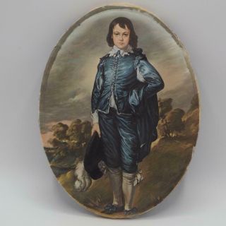 Vintage Blue Boy By Thomas Gainsborough Artmark Print On Fabric Made In Italy