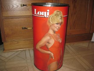 Vintage Loni Anderson Trash Can