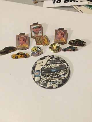 11 Vintage Nascar Hat Pins