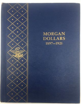 Vintage Whitman Album Morgan Dollars 1897 - 1921 Coin Book Binder Folder Album