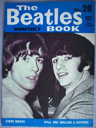 The Beatles Book No 20 March 1965 Pop Beat 1960s Lennon Mccartney