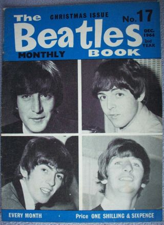 The Beatles Book No 17 December 1964 Pop Beat 1960s Lennon Mccartney