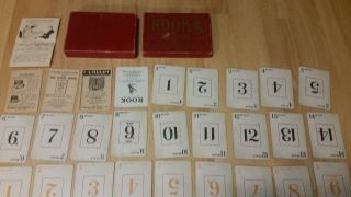 Vintage Rook Card Game (parker Bros.  1924/1934) Edition A Complete With Rules