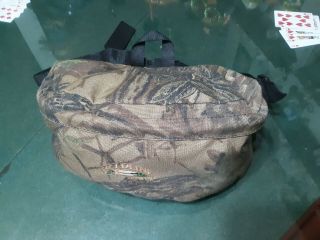 Vintage Fieldline Realtree Camo Hunting Waist Pack Pouch With Belt