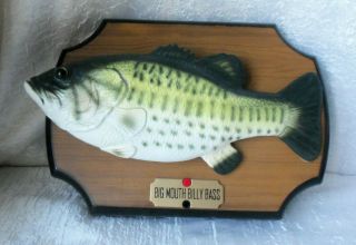 Vntg 1999 Gemmy Big Mouth Billy Bass Singing Fish Collectible Plays 2 Songs 727