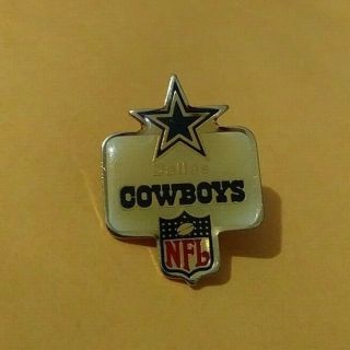 Nfl Football Dallas Cowboys Team Logo Collectible Enamel Pin Vintage Rare