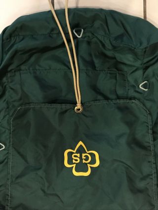 Vintage Official Girl Scout GS Bag Back Pack 2