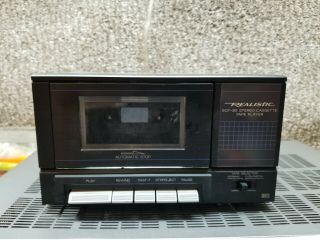 Serviced Vintage Realistic Scp - 30 Stereo Cassette Tape Player With Demo Video