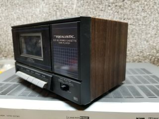Serviced Vintage Realistic SCP - 30 Stereo Cassette tape player with demo video 3
