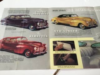 Vintage 1937 Plymouth Color Brochure - Models / Features