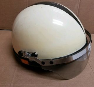 Vintage Motorcycle Helmet Scooter World Famous WFS Model 505 JAPAN 2
