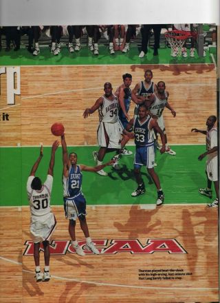 Sports Illustrated 4/11/94 issue Arkansas wins National Basketball Championship. 3
