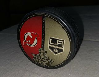 2012 Jersey Devils Vs Los Angeles Kings Stanley Cup Final Playoff Puck