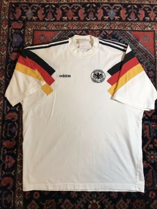 Vintage Adidas West Germany Shirt Jersey German Soccer World Cup Large