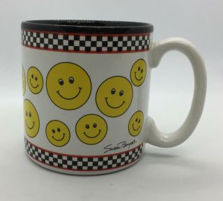 Vintage Smiley Face Coffee Mug By Susan Burger Happy Face Euc 19e