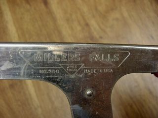 1950 ' s Vintage Millers Falls Buck Rogers No.  300 Locking Lever Adjustable Hacksaw 2
