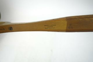 Wright & Ditson The Hub Vintage Wooden Tennis Racquet 4 3/4 2