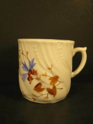 Vintage Porcelain Shaving Mug Hand Painted With Soap Rest
