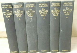 Vintage Books - 6 Volumes Of Winston Churchill 