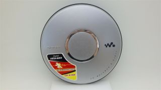 Vintage Silver Sony Cd Walkman D - Ej011 Portable Cd Player Mega Bass G - Protection