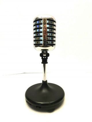 Vintage Old Art Deco Antique Elvis Presley Style Transistor Microphone Radio