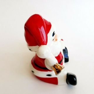 Vintage Santa Claus Candle Holder Topline Imports Japan Christmas Ceramic 2