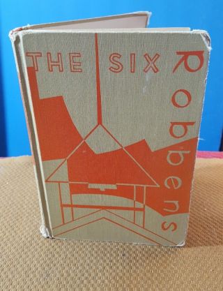The Six Robbens By Marion B.  Obermeyer 1950 Vintage Hardcover First Edition