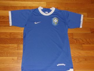 Nike Fit Dry Cbf Brasil Short Sleeve Soccer Jersey Mens Small