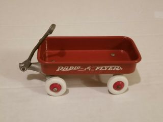 Vintage Radio Flyer Tiny Red Wagon Salesman Sample Advertising Desk Decor Toy