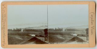 D.  I.  And Steel Co.  Furnaces.  Sydney C.  B.  Nova Scotia Vintage Stereoview Photo