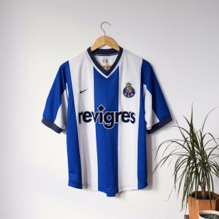 Fc Porto 2000/2001 Home Football Shirt Vintage 90s Nike M