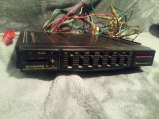 Vintage Pioneer Bp - 650 Graphic Equalizer Amplifier Amp Car Stereo 25w,  25w