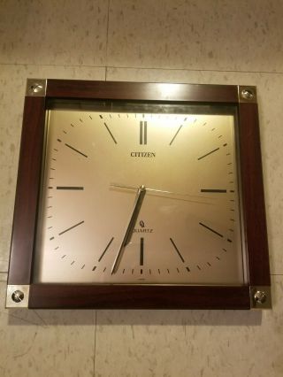 Vintage Citizen Quartz Wall Clock.  Made In Japan.