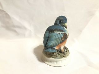 Vintage LEFTON China Eastern Blue Bird Porcelain Figurine,  KW1637 2