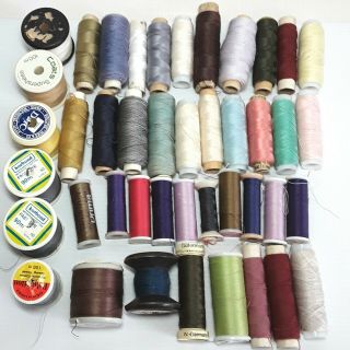 Cotton Sewing Thread Spools Coats Korbond Dmc Vintage Bulk