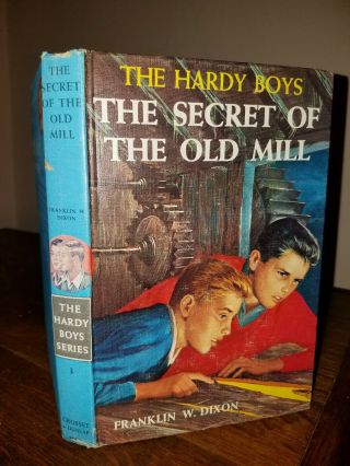 1962 Hardy Boys Hc Book - The Secret Of The Old Mill By Franklin W.  Dixon