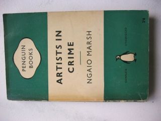 Penguin Vintage Crime Book,  Artists In Crime By Ngaio Marsh 1959 No 353
