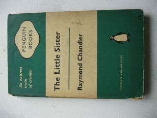 Penguin Vintage Crime Book,  The Little Sister By Raymond Chandler 1961 No 1096