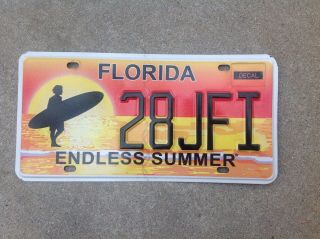 Florida - " Endless Summer " - License Plate
