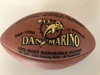 Dan Marino Autographed/signed Official Nfl Football