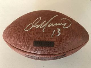 DAN MARINO Autographed/Signed Official NFL Football 2