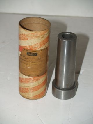 Vintage Hartex Union Twist Drill 1006.  1 B20 1 1/4 " Reducing Sleeve