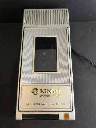 Vintage Kinyo Slim 80k5 Vhs Vcr Rewinder Uv - 413 —tested —