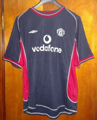 Vintage Umbro Manchester United Football Soccer Jersey Xl