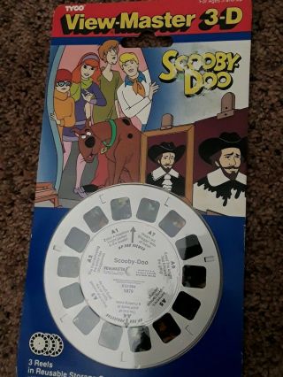 Vintage 1991 Tyco View - Master 3d Scooby Doo 3 Reels Nos
