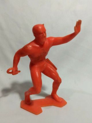 Vtg 1967 Louis Marx Marvel Comics Plastic Daredevil Hero Figure
